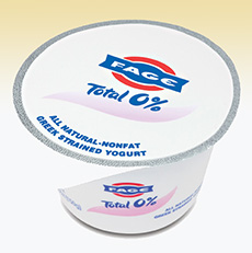 A Container Of 0% FAGE Greek Yogurt
