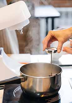Candy Thermometer In A Pot