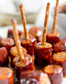 Sausage-Pretzel Bites