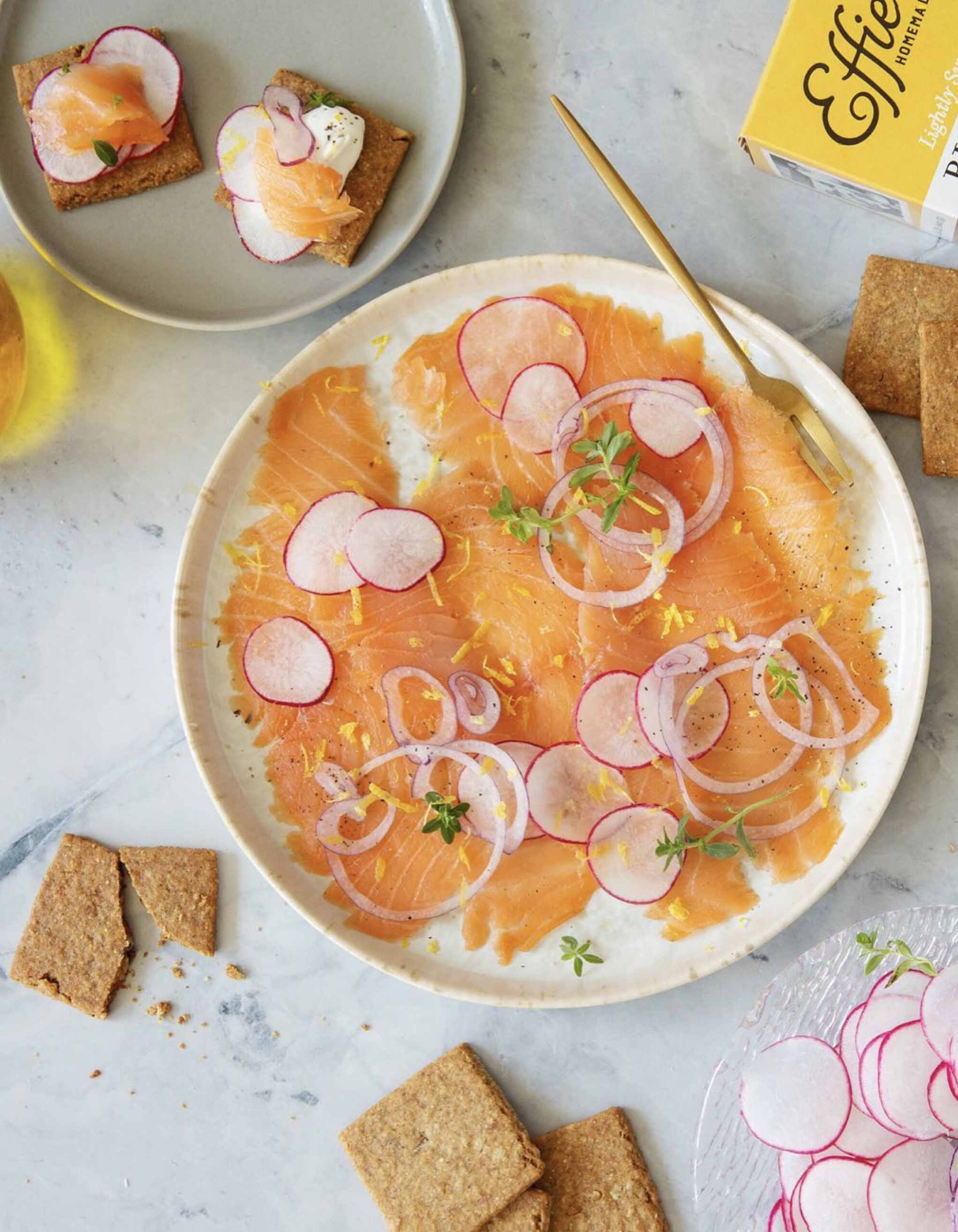 Smoked Salmon Platter With Effie's Biscuits