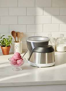 Tern Ice Cream Maker On A Kitchen Counter