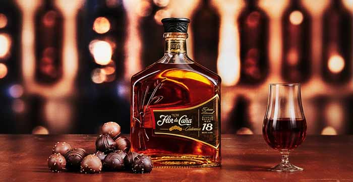Bottle Of 18-Year Aged Flor de Cana Rum