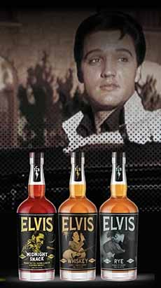 3 Bottles Of Elvis Whiskey