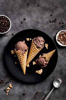 Chocolate Ice Cream Cones