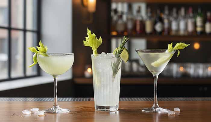 3 Cocktails With Celery Garnishes