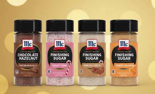 Jars Of McCormick Finishing Sugar