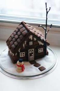 A Simple Gingerbread House