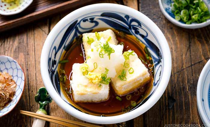 A Bowl Of Agedashi Tofu