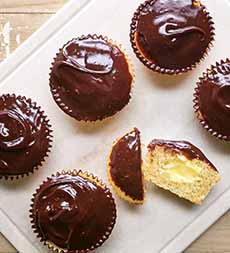 Boston Cream Cupcakes