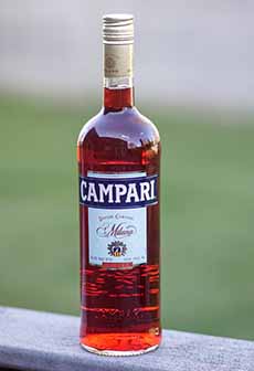 Bottle of Campari