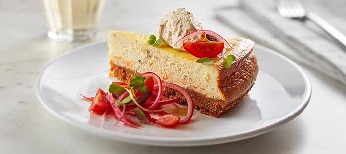 Savory Garlic-Herb Cheesecake