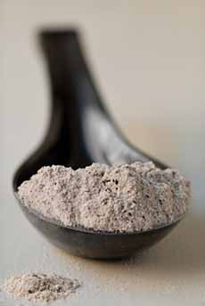 A Measuring Spoon Of Buckwheat Flour
