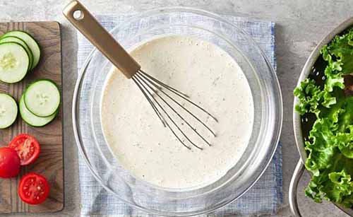 A Bowl Of Ranch Dressing