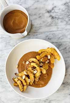 Squash With Peanut Sauce