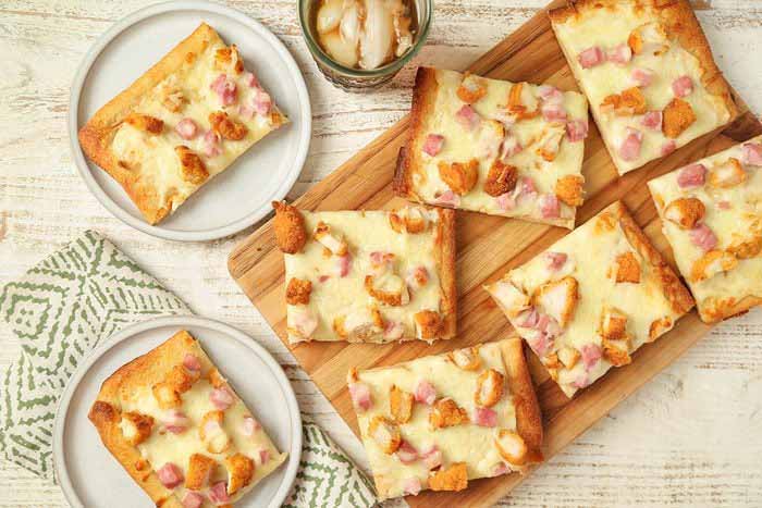 Chicken Cordon Bleu Pizza