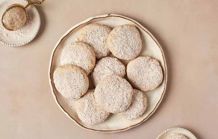 A Plate Of Earl Grey Tea Cookies