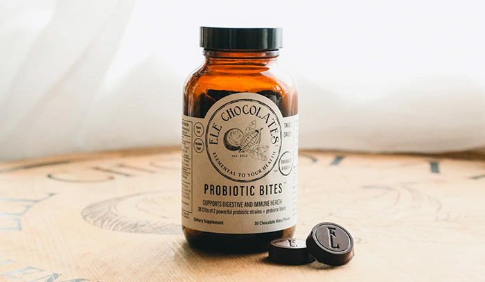 Jar Of Ele Chocolates Probiotic Bites