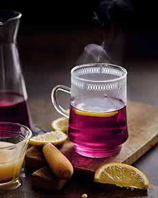 Hot Toddy With Empress 1908 Indigo Gin