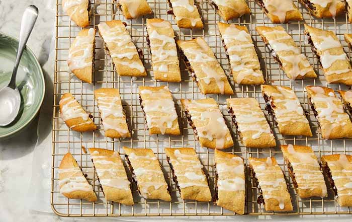 Cuccidati, Fig Cookies, On A Cooling Rack