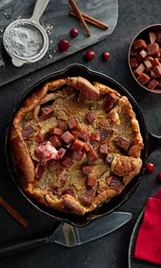 A Dutch Baby Pancake With Figgy Pudding SPAM