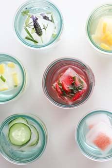 Fruit In Ice Cubes