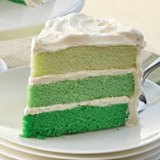 Green Ombre Cake
