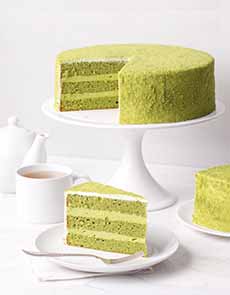 Lady M Green Tea Mousse Cake