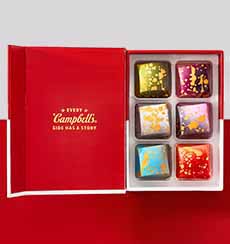 Box Of Campbell's  Soup Thanksgiving Chocolates