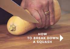 How To Cut A Squash