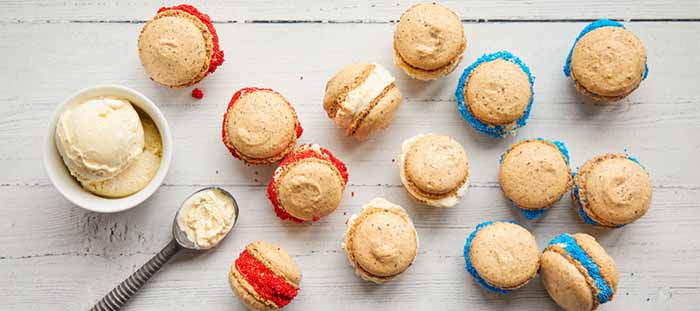 Macaron Ice Cream Sandwiches
