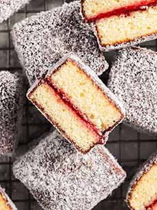 Freshly-Baked Lamingtons