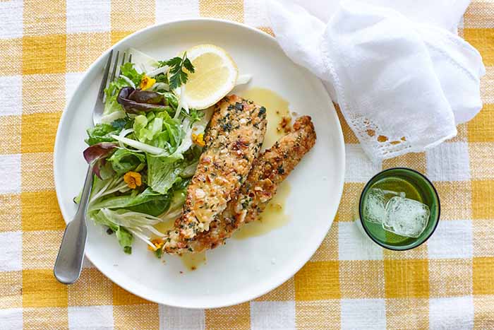 Macadamia-Crusted Fish Fillets
