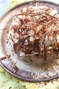 Tres Leches Cake With Caramel Sauce