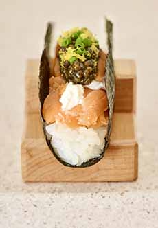 Philadelphia Roll Sushi-Taco Style