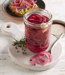 A Jar Of Pickled Red Onions