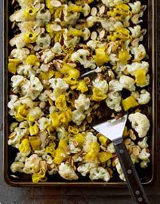 Roasted Cauliflower With Pepperoncini