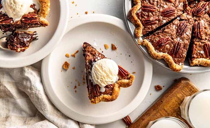 Salted Chocolate Pecan Pie