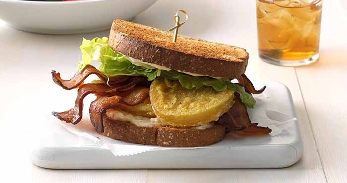 BLT With Fried Green Tomatoes