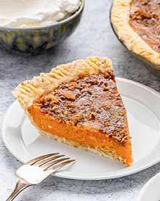 Streusel Top Pumpkin Pie