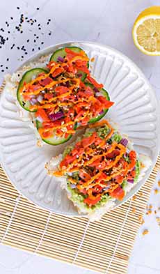 A Plate Of Sushi Waffles