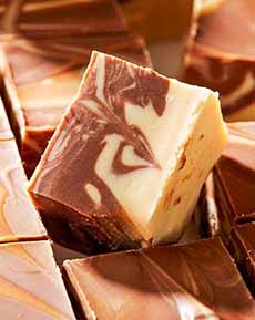 Chocolate-Peanut Butter Tiger Fudge