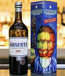 Absente Absinthe With Vincent Van Gogh's Portrait