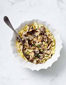 Tenderloin Beef Stroganoff