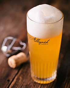 A Glass Of Alagash Coolship Lambic Beer