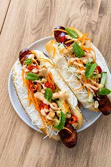 Sausage Or Hot Dog Banh Mi
