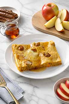 Apple Sausage Sheet Pan Pancake