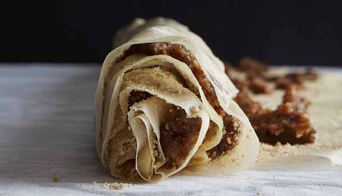 Unbaked Apple Strudel
