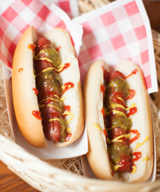 Hot Dogs With Ketchup