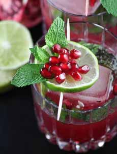 Pomegranate Arils Cocktail Garnish
