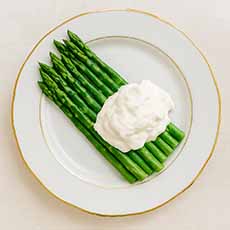 Asparagus With Whipped Cream